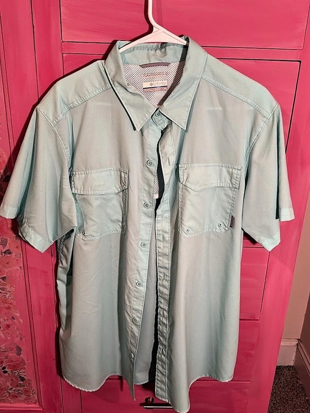 Columbia Men's PFG Tamiami II Short Sleeve Shirt Green